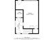 First floor layout featuring an office, foyer, and attached garage at 2726 Federal Blvd # 1, Denver, CO 80211