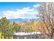 A peaceful view featuring mountains and trees from the rooftop of a nearby building at 2726 Federal Blvd # 1, Denver, CO 80211