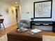 Stylish living area featuring modern artwork, comfortable seating, and hardwood floors at 751 Eudora St, Denver, CO 80220