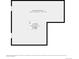 Floor plan of an unfinished basement showing overall area of 1374 sq ft at 1845 Meagan Way, Erie, CO 80516