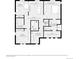 Detailed floor plan showcasing the layout and dimensions of the home's living spaces, including bedrooms and bathrooms at 1845 Meagan Way, Erie, CO 80516