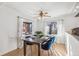 Cozy dining area with hardwood floors and ample natural light at 2663 King St, Denver, CO 80211