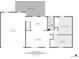 Main floorplan showing garage, kitchen, living room, bedrooms, bathrooms, and covered patio at 6353 W 78Th Ave, Arvada, CO 80003