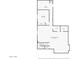 Basement floorplan showcasing a finished basement with a gym, bedroom and ample closet space at 5439 Verbena St, Denver, CO 80238