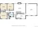 Upper level floor plan features bedrooms, bathrooms, living room, kitchen, and garage layout with dimensions at 180 Dover St, Lakewood, CO 80226