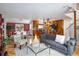 Spacious open-concept living room flowing into a modern kitchen and dining area at 1605 17Th St, Boulder, CO 80302