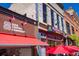 Shops at the neighborhood, featuring brick buildings, awnings, and local businesses at 1605 17Th St, Boulder, CO 80302