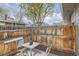 Cozy fenced patio area featuring outdoor seating, perfect for relaxation at 10001 E Evans Ave # 74C, Aurora, CO 80247