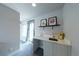 Cozy living room featuring a wet bar and outdoor access at 1355 Zenobia St, Denver, CO 80204