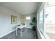 Home office featuring a white desk, natural light, and contemporary décor at 1355 Zenobia St, Denver, CO 80204
