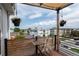 Charming rooftop deck with bistro set and wooden railings, offering pleasant views at 1355 Zenobia St, Denver, CO 80204