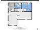 Basement level plan featuring a large recreation room, bedroom, bathroom and laundry room at 3354 W Arlington Ave, Littleton, CO 80123