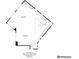 Layout of living room, dining room, and kitchen on level one at 2857 Linden Dr, Boulder, CO 80304