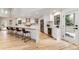 Bright kitchen featuring modern cabinets and countertops, stainless appliances, and a breakfast bar at 2857 Linden Dr, Boulder, CO 80304