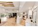 Bright open concept living features the kitchen, living room, and dining room at 2857 Linden Dr, Boulder, CO 80304