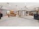 Finished basement with a pool table, bar, and workout area at 10305 Charissglen Cir, Highlands Ranch, CO 80126