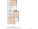 Detailed floor plan showcasing the layout of the second floor of the home with dimensions at 5154 Bittercress Rd, Brighton, CO 80640
