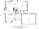 Floor plan showcasing the layout of the main level, including the kitchen, living room, and dining area at 57 Mc Intyre Cir, Golden, CO 80401