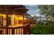 A delightful wooden outdoor deck with pergola, ideal for relaxation and enjoying backyard views at 7290 Lamar Ct, Arvada, CO 80003