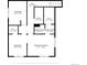 Floor plan displaying bedrooms, bathrooms and walk in closets at 7290 Lamar Ct, Arvada, CO 80003