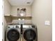 Laundry room featuring a front load washer and dryer at 20293 E Progress Pl, Centennial, CO 80015