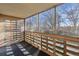 Enclosed patio with screened windows and views of the outdoors at 655 S Alton Way # 4B, Denver, CO 80247