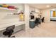 Flex space includes room for three desks and storage at 2619 Mountain View Ave, Franktown, CO 80116