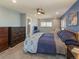 Relaxing main bedroom with ensuite bathroom, seating area and generous natural light at 2619 Mountain View Ave, Franktown, CO 80116