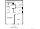 Second floor plan featuring primary bedroom, bedroom, two baths, laundry, and walk-in closet at 479 Black Feather Loop # 311, Castle Rock, CO 80104