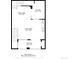 First floor plan featuring living room, dining area, kitchen and balcony at 479 Black Feather Loop # 311, Castle Rock, CO 80104