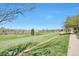 Scenic view of a lush green golf course and grassy landscape on a clear sunny day at 6406 Silver Mesa Dr # F, Highlands Ranch, CO 80130