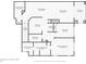 Second-floor floorplan features a balcony, living room, kitchen, primary bedroom and bathroom at 1122 Olympia Ave # 12H, Longmont, CO 80504