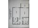 Floorplan depicting one bedroom layout with kitchen and lanai at 750 S Alton Way # 8C, Denver, CO 80247