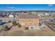 Aerial view showcasing home's exterior and backyard at 1235 Woodmoor Acres Dr, Monument, CO 80132