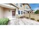 Inviting front entrance with stone accents and a cozy porch, creating a warm welcome at 17926 E 104Th Way # C, Commerce City, CO 80022