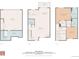 Detailed floor plan with dimensions at 424 Wright St # 102, Lakewood, CO 80228