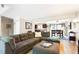 Spacious living room open to the dining area offers comfortable seating at 424 Wright St # 102, Lakewood, CO 80228