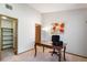Home office with artwork and lamp at 424 Wright St # 102, Lakewood, CO 80228