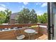 Cozy outdoor patio featuring a table and chairs at 424 Wright St # 102, Lakewood, CO 80228