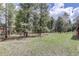 Spacious lot with trees, ideal for enjoying nature and outdoor activities around this serene home at 26367 Pressler St, Conifer, CO 80433