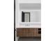 Elegant bathroom with modern vanity, ambient lighting, and minimalist design at 545 Strada Rossa Rd, Golden, CO 80401