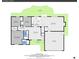 Detailed floorplan showcasing the layout of the home with labeled rooms, dimensions, and total square footage at 12348 Elizabeth Ct, Thornton, CO 80241