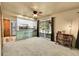 Eat-in kitchen featuring modern appliances and bar stool seating at 12348 Elizabeth Ct, Thornton, CO 80241