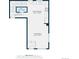 Detailed floor plan showcasing the eat-in kitchen, living room, and bathroom on the main level at 6065 Wadsworth Blvd # A, Arvada, CO 80003