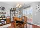 Charming dining area with hardwood floors, eat in table, and coffee bar at 19771 E Wesley Pl, Aurora, CO 80013
