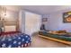 Cozy bedroom with twin beds and a large closet at 9365 W 80Th Pl # C, Arvada, CO 80005
