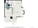 Floorplan showing the layout of the first floor, including kitchen, bath, living room, and porch at 9365 W 80Th Pl # C, Arvada, CO 80005
