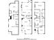 Detailed floor plan of a three-story house with multiple rooms and layouts at 1907 S Columbine St, Denver, CO 80210