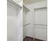 Spacious walk-in closet with ample shelving and hanging space at 7275 S Gaylord St # I09, Littleton, CO 80122