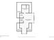 Second floor showcases the primary bedroom, the primary bath, closet, and unfinished attic storage space at 840 S Pennsylvania St, Denver, CO 80209